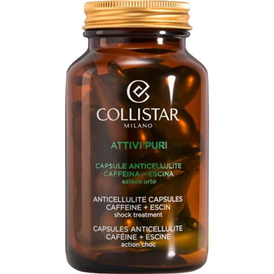 Obrázek produktu pro Collistar Pure Actives Anticellulite Capsules, Tělové sérum, Ženy, Univerzální, Proti celulitidě, Pružnost, Vyhlazující, Tablety, CYCLOPENTASILOXANE, ETHYLHEXYL PALMITATE, DIMETHICONOL, CAPRYLIC/CAPRIC TRIGLYCERIDE, LECITHIN,...
