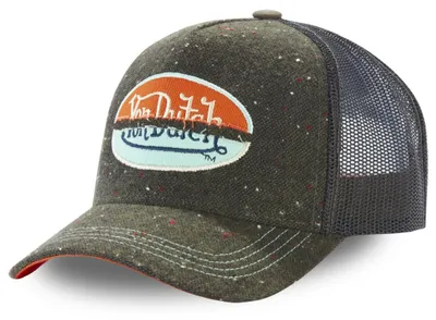 Produktbild von Von Dutch Originals Trucker Cap - Dots & Splited Patch Black
