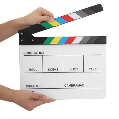 Obrázek produktu pro Tleskací deska, Tleskací deska, Režisérský střih rekvizita, Scéna Tleskací deska, Filmový střih rekvizita