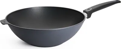 Produktbild von Woll "Diamond Lite" Wok Asiapfanne mit festem Stiel, Ø 32 cm, 10 cm hoch - NICHT Induktionsgeeignet