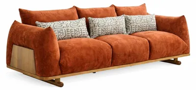 Zdjęcie produktu dla Zestaw do salonu: sofa trzyosobowa, sofa dwuosobowa, fotel, miękkie podłokietniki, nowy