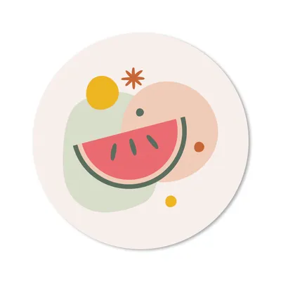 Produktbild von MuchoWow® Mauspad Mousepad Wassermelone - Obst - Sommer 20x20 cm - Mousepads - Maus Mat - Pad - Mausunterlage - Schreibtischmatte