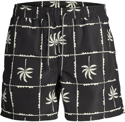 Produktbild von Jack & Jones Fiji Oceanday Badeshorts Schwarz 42 Mann Schwarz 42