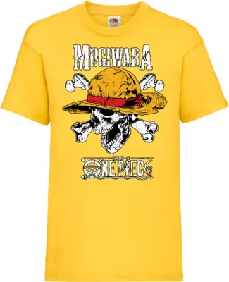 Produktbild von Kinder T-Shirt One Manga Piece Anime 06 Mugiwara, 7-8 Jahr - 128 / Gelb