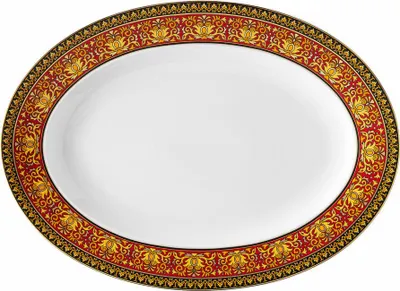 Immagine prodotto di Rosenthal Versace Platte Medusa, Porzellan, 34 cm, 19300-409605-12734
