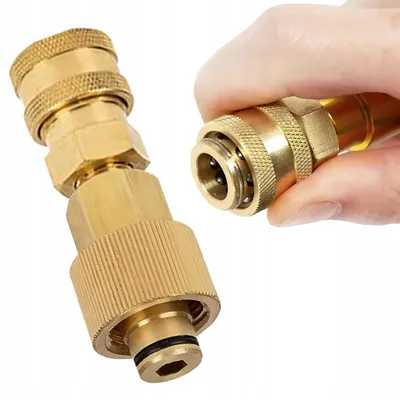 Zdjęcie produktu dla JetLink EasyLock TR22 ProConnect – Mosiężny adapter do myjek Karcher HD HDS EASY!LOCK | Gwint TR22 | Szybkozłącze 1/4" | Do pianownic i akcesoriów