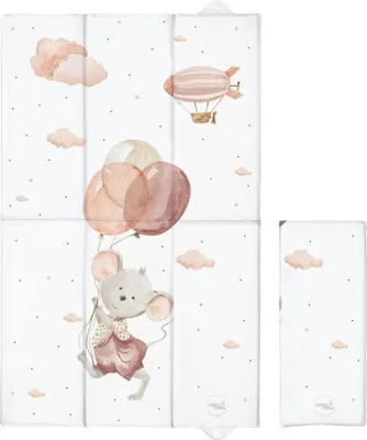 Image de CEBA BABY Tapis à langer de voyage (80x50) Basic Mouse