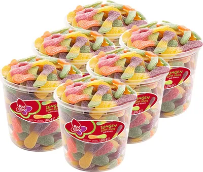 Produktbild von Red Band Zungen super sauer 100er in Dose 6 x 1200g