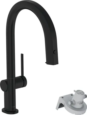 Produktbild von Hansgrohe FilterSystem 210 Aqittura M91 Ausziehauslauf 1jet sBox mattschwarz, 76826670