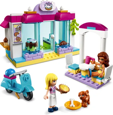 Produktbild von LEGO 41440 Friends Heartlake City Bäckerei Spielset, Spielzeug ab 4 Jahren für Jungen und Mädchen mit Stephanie und Olivia Mini Puppen