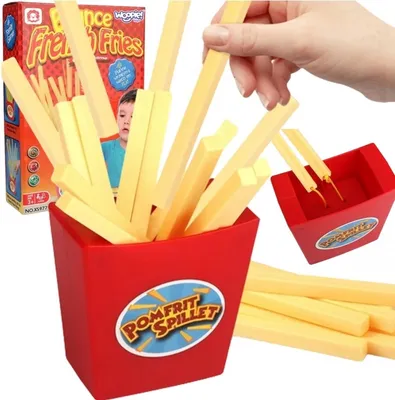 Obrázok produktu pre Whoopie Jumping Fries Game - Pitná hra - Hranolky - Arkáda - Stolná hra