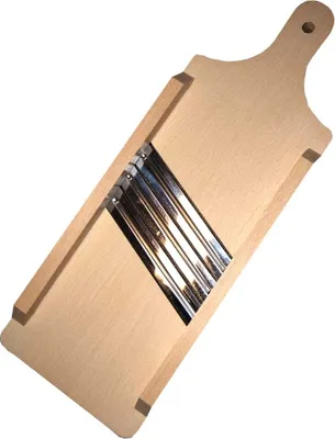 Produktbild von Krauthobel Kohlhobel Gemüseschneider 57 cmGemüseschneider 43 cm | manuelle Gemüsereibe | Küchenhobel aus Holz | Kohl- und Salatmesser