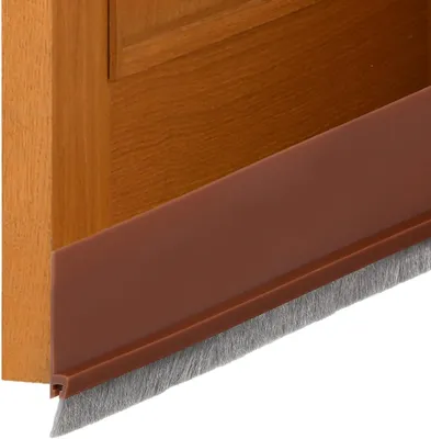 Productafbeelding van Deurafdichting 2 x 100 cm, zelfklevend, voor buitendeuren en binnendeuren, blokkeert tocht, geluid, stof