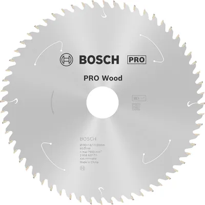 Immagine prodotto di Lama per sega circolare a batteria PRO Wood, 190 x 1,6 x 30 mm, T60