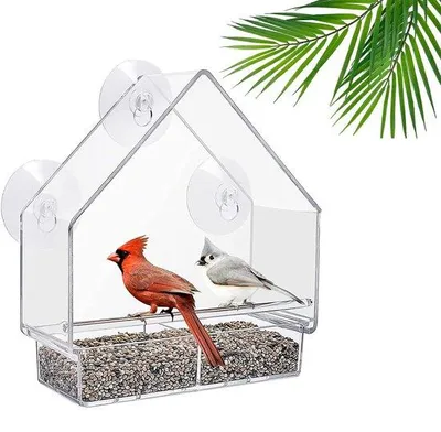 Produktbild von Vogelhaus Futterstation transparent Acryl