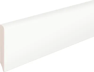 Produktbild von Neuhofer Fußleiste 196 cm x 60 x 10 mm weiß