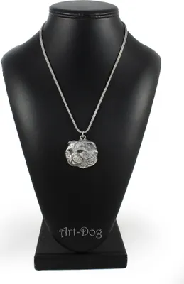 Produktbild von Katze - Halskette mit Katze, Katzenanhänger an einer Silberkette, einzigartiger Schmuck der Marke Art-Dog