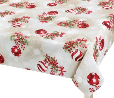 Obrázek produktu pro Ubrus VÁNOCE - 70x70 cm - Červená,Béžová