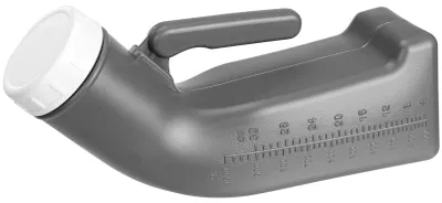 Imagen del producto de Orinal portátil para hombres, a prueba de fugas, de 1 litro, con tapa, ideal para el coche y para acampar