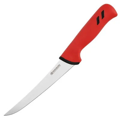 Obrázok produktu pre Nôž na filety, nôž na odstraňovanie kostí, 152 mm, zakrivená čepeľ, červený