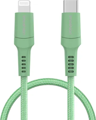 Image de imoshion Câble Lightning vers USB-C - Non-MFi - Textile tressé - 1 mètre - Vert