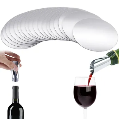 100 Weinausgießer, tropffrei, wiederverwendbar, PET-Folie