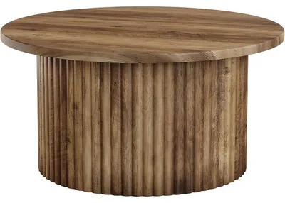 Image de Table basse HOGA-XK00816, 89,4 x 89,4 x 43,4 cm, marron