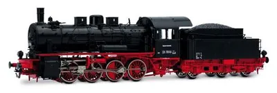 Produktbild von Rivarossi DR, Dampflokomotive mit Schlepptender 55 7254, in schwarz-roter Farbge
