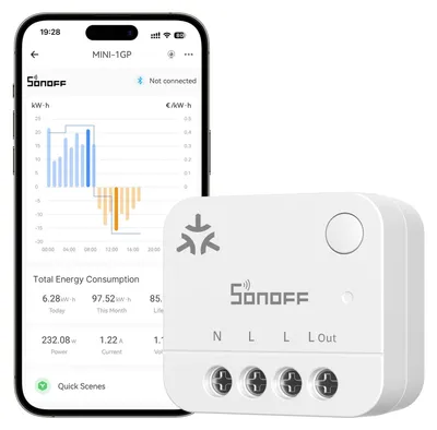 Obrázek produktu pro Chytrý elektroměr s Wi-Fi a funkcí monitorování spotřeby energie