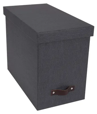 Produktbild von BIGSO JOHAN Hängeregisterbox A4 – Hängemappenbox mit Deckel und Griff – Schreibt