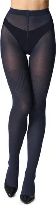 Produktbild von Bellivalini Damen Strumpfhose aus Baumwolle BLV-1116 (Dunkelblau, L) .