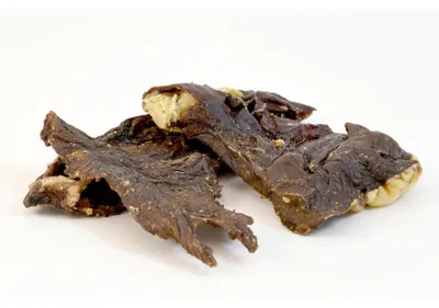 Produktbild von Rinderherz getrocknet 1 Kg Hundesnack Kausnack Hundeleckerlie getreidefrei für Hunde natürlich ohne Zusätze