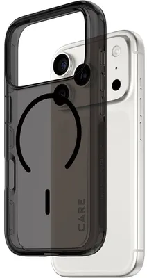 Zdjęcie produktu dla PanzerGlass CARE™ by ® Smokey Case w. Black MagSafe iPhone 17 Pro, Pokrowiec, Apple, Apple - iPhone 17 Pro, Czarny