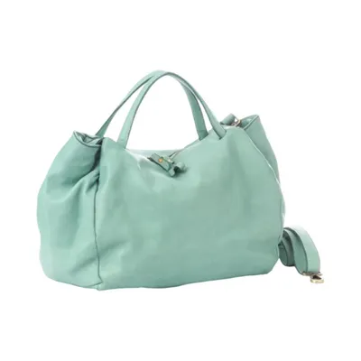 Produktbild von BZNA Handtasche Diana Salvia Designer Schultertasche Tasche Ledertasche