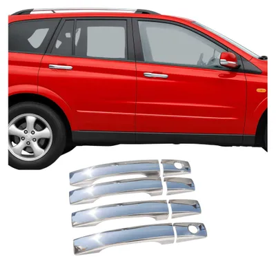 Produktbild von Türgriff Blende Türgriffkappen für Ssangyong Kyron 2007-2014 4 Tür Edelstahl 8x, KI-generiertes Bild