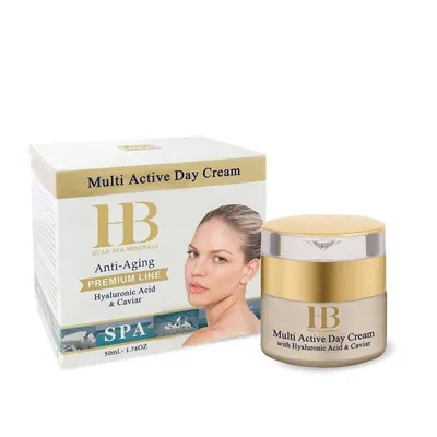 Produktbild von Health & Beauty Multi-Active Day Face Cream with Hyaluronic Acid and Caviar Extract for Women Enriched with Dead Sea Minerals 50ml