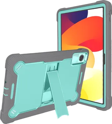 Immagine prodotto di Avizar, custodia per Xiaomi Redmi Pad SE / Pad 2 resistente agli urti con supporto, turchese