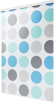 Produktbild von Maßanfertigung Halb-Kassetten Duschrollo Modell Retro BLAU