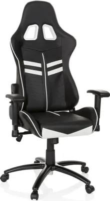 Produktbild von hjh OFFICE Gamingstuhl LEAGUE PRO Kunstleder Höhenverstellbarer Computerstuhl, Bürostuhl mit Armlehnen (höhenverstellbar)