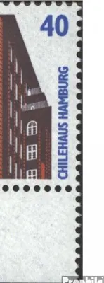 Produktbild von Briefmarken BRD (BR.Deutschland) 1988 Mi 1379-1381 Unterrandstück (kompl.Ausg.) postfrisch Sehenswürdigkeiten