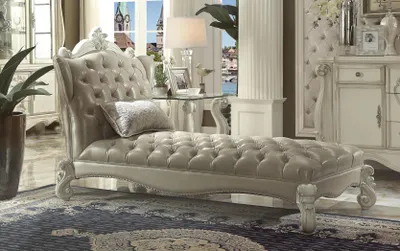 Produktbild von Chesterfield Chaiselongues Sofa Liege Chaise Club Relax Liegen Leder Textil neu