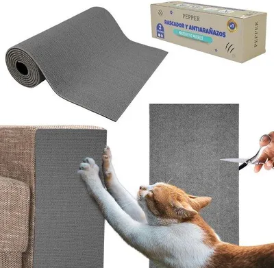 Obrázek produktu pro Ochranná podložka 40 x 200 cm, šedá, samolepicí, proti poškrábání