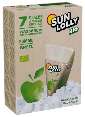 Produktbild von Sun Lolly Wassereis Apfel 7er