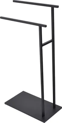 Image de Porte-serviettes LOFT42 Yin - noir - métal - 85 x 43 x 24