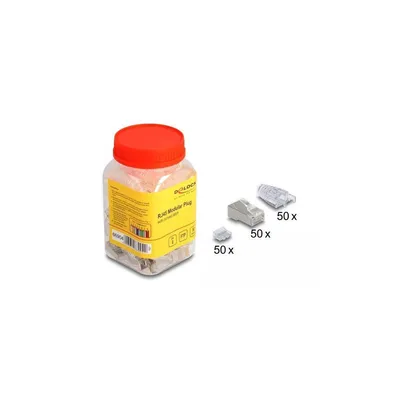 Obrázek produktu pro Delock - Netzwerkanschluss - RJ-45 (M) - FTP - CAT 6 (Packung mit 50)