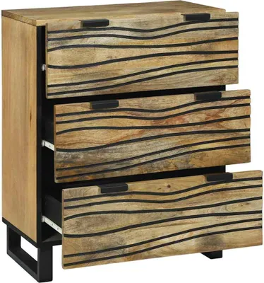 Produktbild von vidaXL Sideboard Braun 60 x 33.5 x 75 cm Massivholz Mango