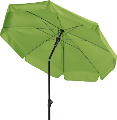 Produktbild von Doppler Sunline Manual ø 150 cm rund Sonnenschirm in 12 Farben Mittelmastschirm Balkonschirm 836 Fresh Green