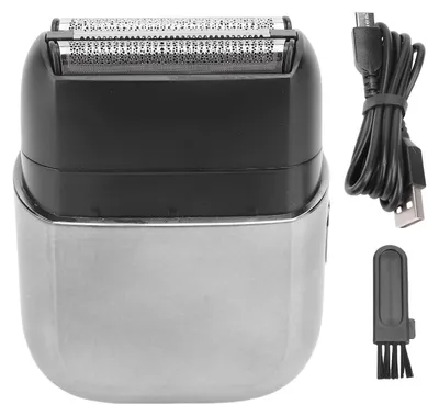 Immagine prodotto di Mini tagliaferro elettrico per uomo, rifinitore per capelli facciali ricaricabile con testina fluttuante e display LED