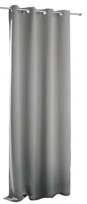 Produktbild von Verdunklungsvorhang Uni anthrazit 135 x 245 Ösen