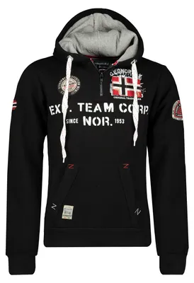 Obrázok produktu pre Geographical Norway Pánska mikina GOPTAINE Čierna veľkosť M (WT1885H/GN-BLACK)
